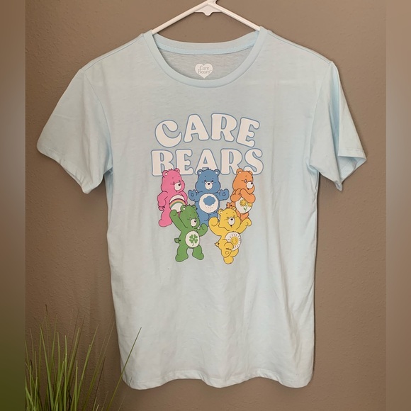 Care Bears Other - NWOT Care Bears T shirt. Kids. Light blue. Size L 10/12.